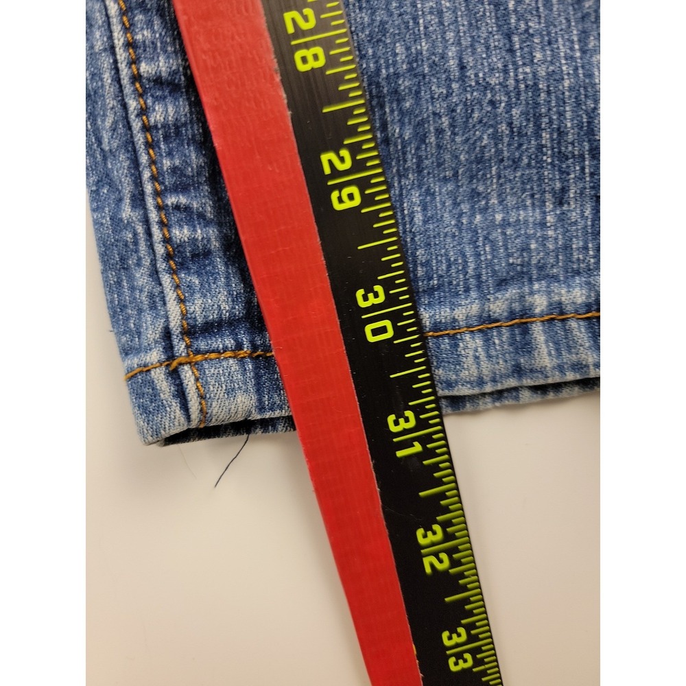 ABM Jeans Womens Size 9 Skinny Denim Jeans Medium Wash Stretch Low Rise 32x31 - Picture 13 of 14